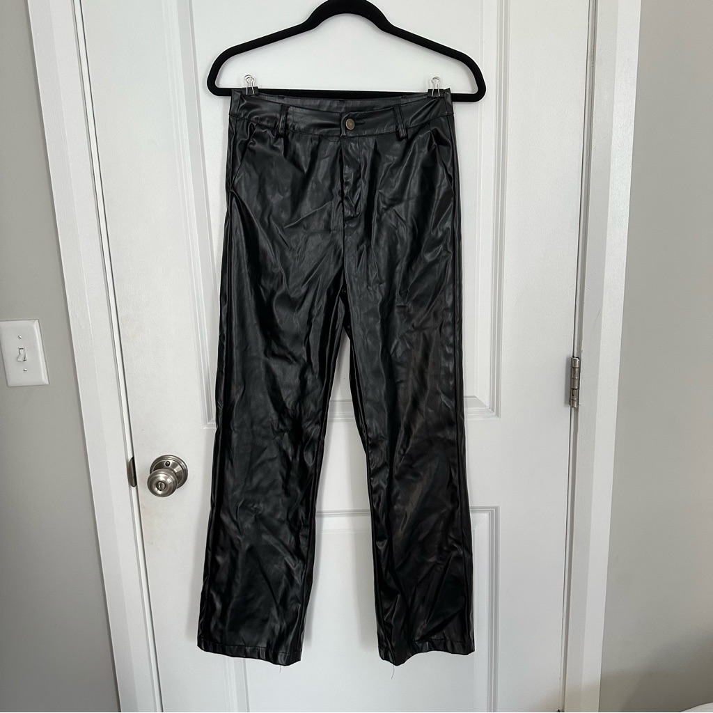 Black Leather Pants